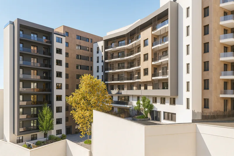 ESSOR Residence — The ensemble from the street